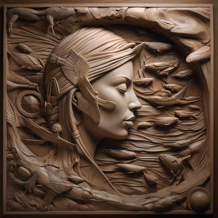 نموذج ثلاثي الأبعاد لآلة CNC 3D Art 